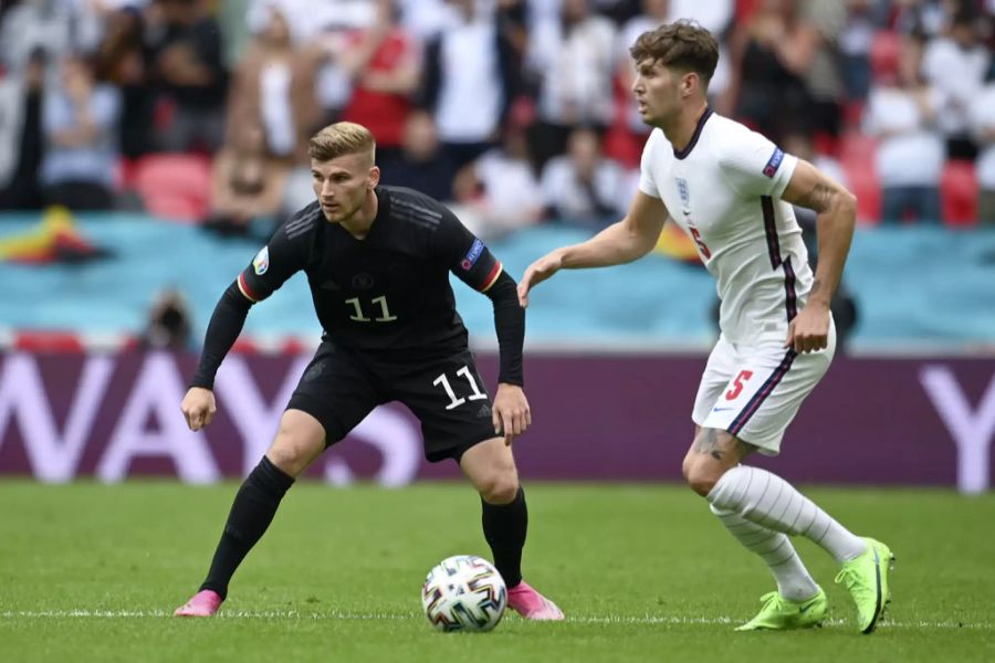 Gegen Deutschland setzten sich die Engländer im Achtelfinal mit 2:0 durch.