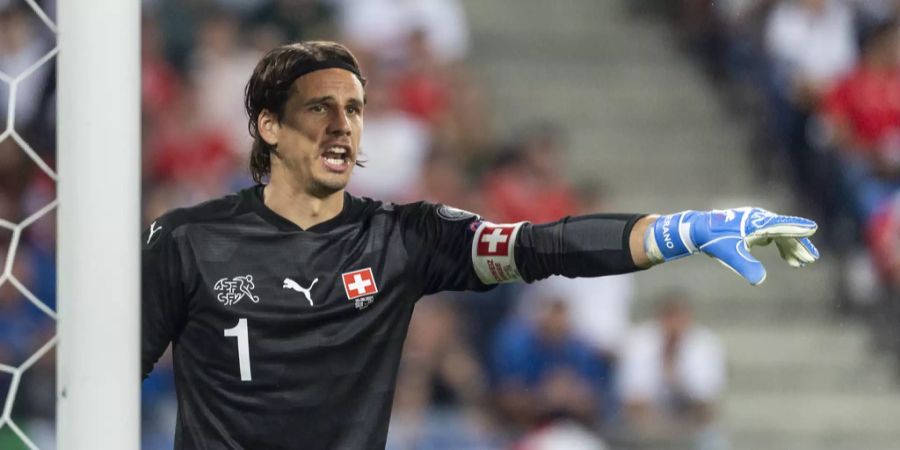 Yann Sommer im Trikot der Schweizer Nationalmannschaft.