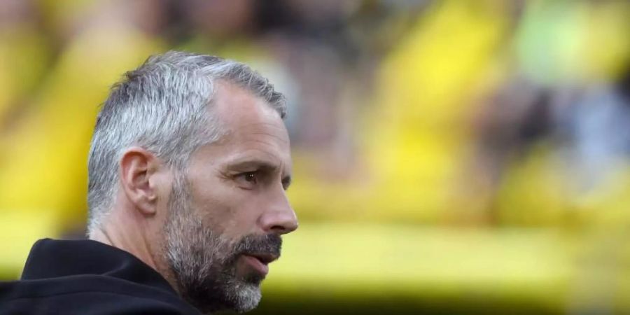 Trifft mit Borussia Dortmund auf seinen ehemaligen Club Borussia Mönchengladbach: BVB-Trainer Marco Rose. Foto: Bernd Thissen/dpa