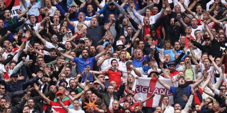 Der Song «Sweet Caroline» wurde bei diesem Turnier zur Hymne der englischen Fans. Foto: Christian Charisius/dpa