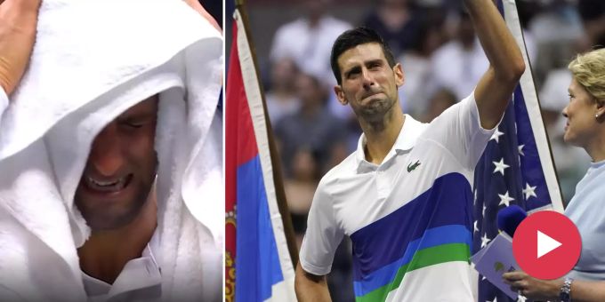 Grand Slam verpasst - Djokovic bricht schon vor Spielende in Tränen aus