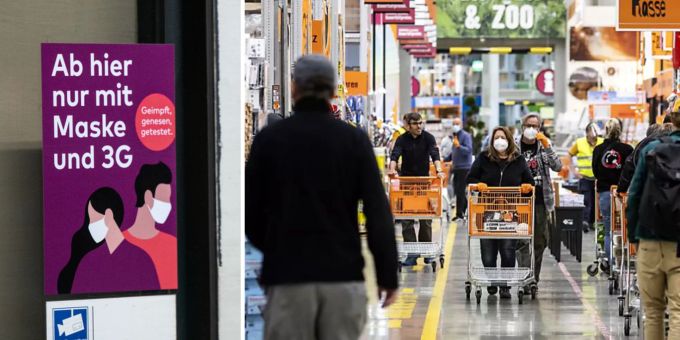 2G fällt - Ungeimpfte können wieder zum Shoppen nach Deutschland
