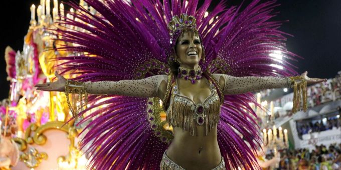 Der Karneval in Rio De Janeiro. Karneval