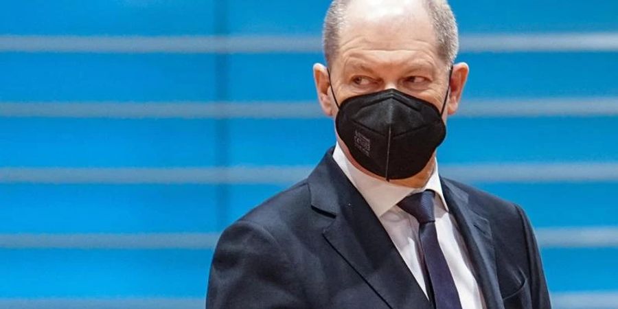 Bundeskanzler Olaf Scholz hat sich in Sachen Ukraine-Krise eher zurückhaltend verhalten. Foto: Kay Nietfeld/dpa-Pool/dpa