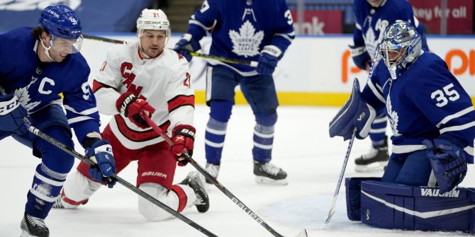 Hurricanes Maple Leafs Hockey