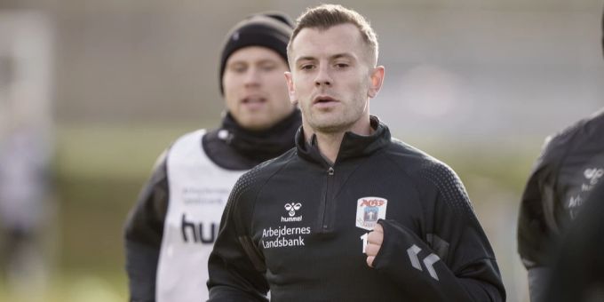 Jack Wilshere beim Training. Jack Wilshere