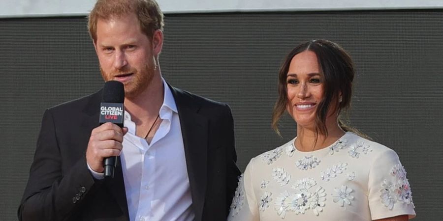 Prinz Harry und Herzogin Meghan während eines Events im September 2021 in New York City.