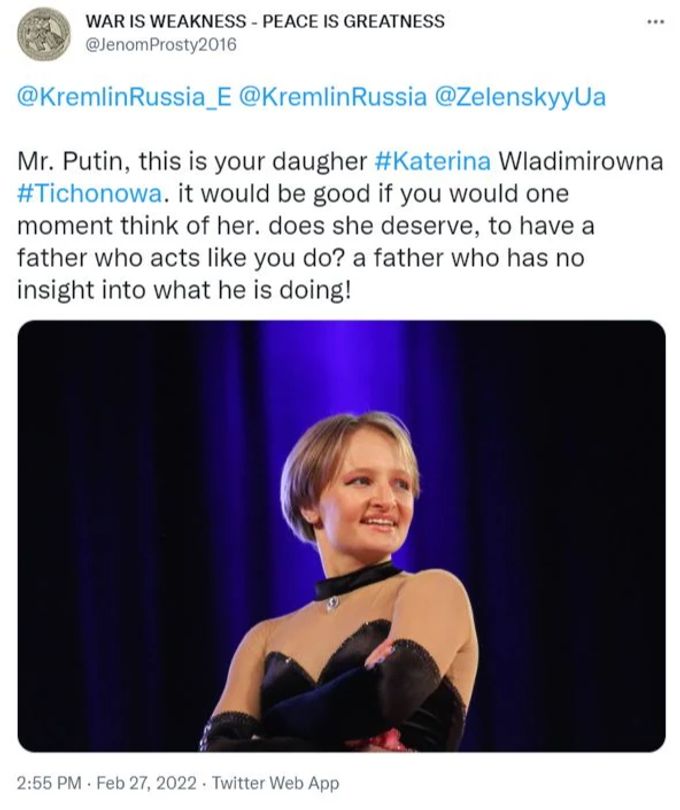 Katarina Dichonova Putin
