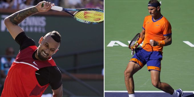 Schläger zerstört - Kyrgios tobt nach Indian-Wells-Pleite gegen Nadal