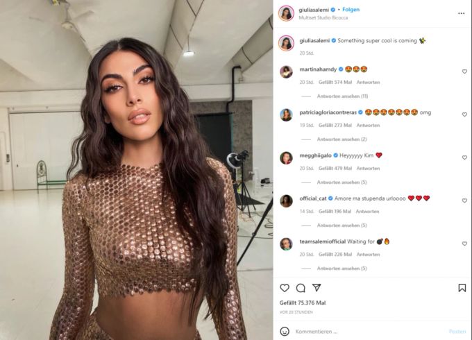 Influencerin Giulia Salemi