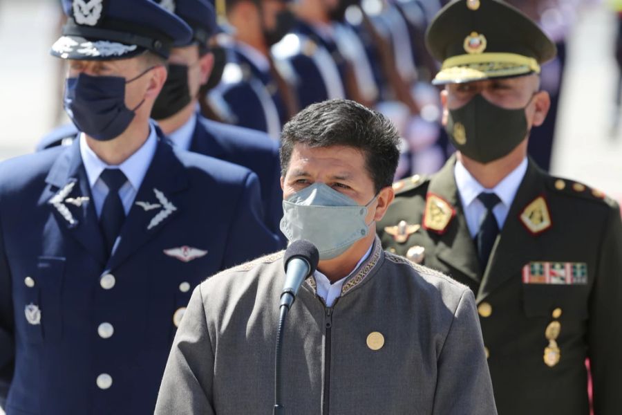 Der peruanische Präsident Pedro Castillo.