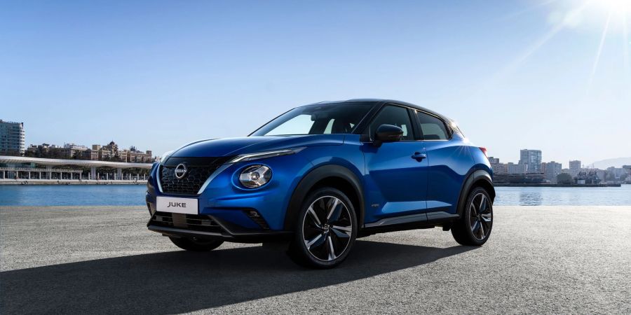 Mit elektrischem Rückenwind: Der Nissan Juke ist bald auch mit Hybridkonzept zu haben.