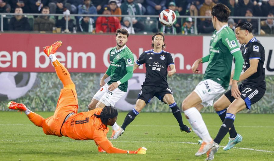 St.Gallen-Goalie Zigi treibt GC mit unglaublichen Paraden zur Weissglut.