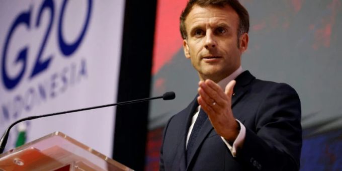 Frankreichs Präsident Emmanuel Macron emmanuel macron