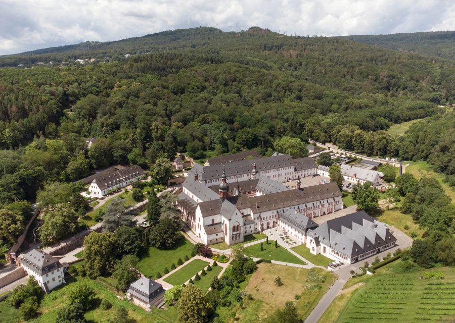 Kloster Anlage Vogelperspektive Ausmasse Wald