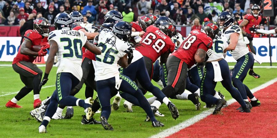 Das NHL-Spiel der Tampa Bay Buccaneers gegen die Seattle Seahawks in München holte eine Rekord-Quote.