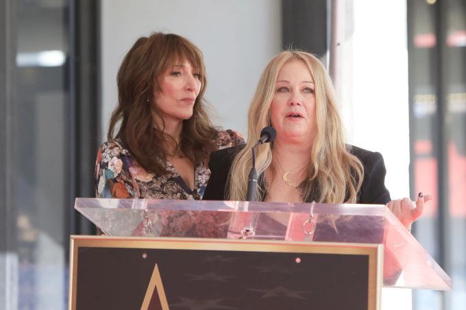 Christina Applegate is honored with a star on the Hollywood Walk of Fame