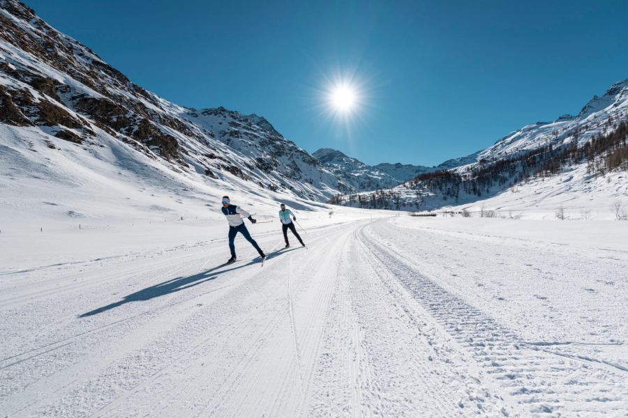 Loipen Langlauf Schweiz Engadin