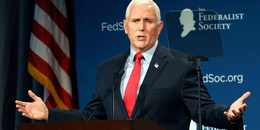 Der ehemaliger US-Vizepräsident Mike Pence denkt über eine Kandidatur für 2024 nach.