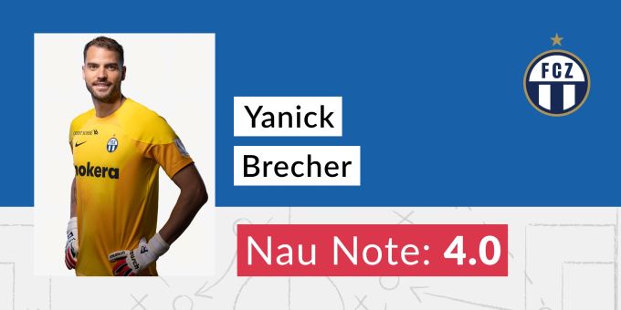 Die Nau.ch-Note für Yanick Brecher vom FCZ. fcz