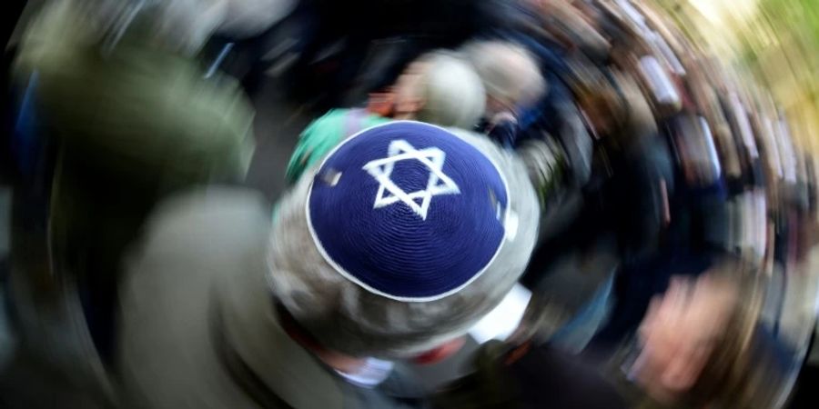 Mann mit einer Kippa