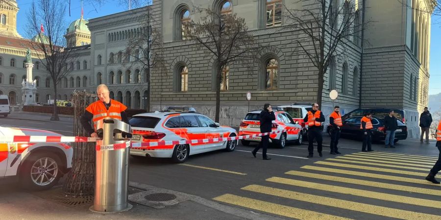 Grosseinsatz Bundesplatz Bundeshaus