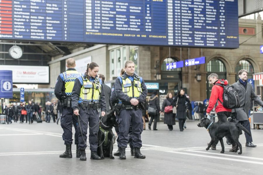 Erst wenige Wochen zuvor hat die Kantonspolizei Zürich ihre Präsenz am HB erhöht.