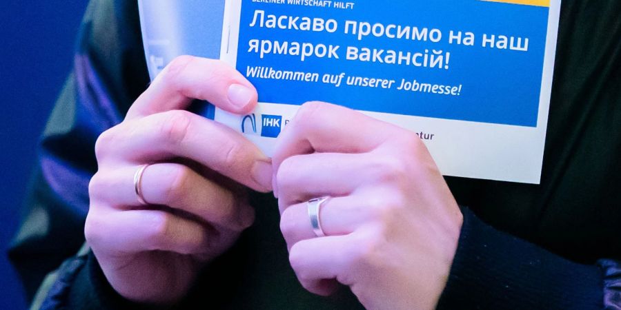 Die Zahl der Beschäftigten aus der Ukraine wird wohl in den nächsten Wochen und Monaten deutlich steigen.