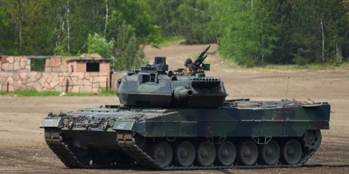 Leopard-Panzer in Munster Kampfpanzerprojekt