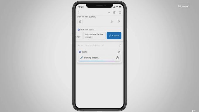 Der Microsoft 365 Copilot wird auch auf dem Handy funktionieren. Microsoft 365 Copilot