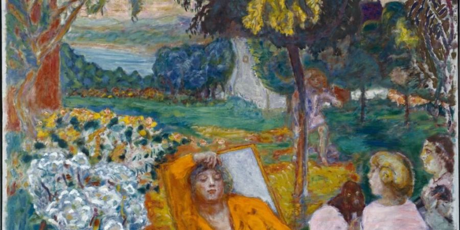 Das Gemälde von Pierre Bonnard «In einem südlichen Garten» ist in der Berner Ausstellung zu sehen.