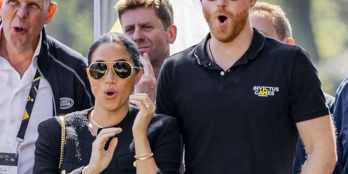 Herzogin Meghan und Prinz Harry staunen bei den Invictus Games nicht schlecht. Prinz Harry Meghan Markle