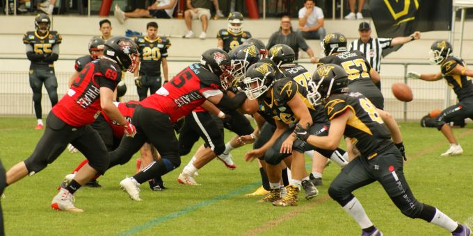 Argovia Pirates in Genf gegen die Whoppers Argovia Pirates American Football Club