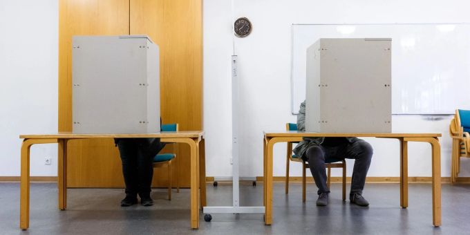 Ein Wahllokal in Bargteheide. Markus Scholz/dpa Landtagswahl in Schleswig-Holstein