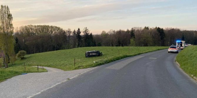 Montagny FR: Lenkerin aus Auto geborgen