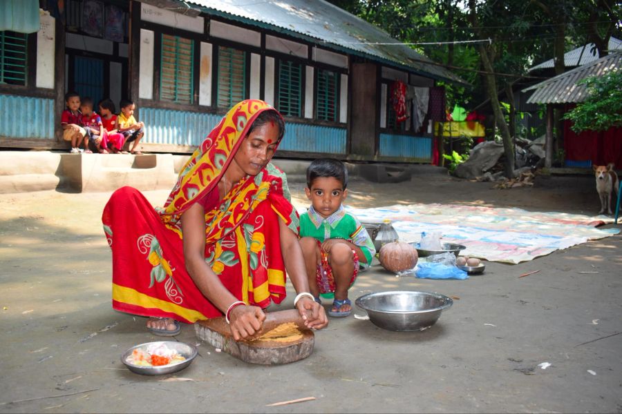 Frau in Bangladesh