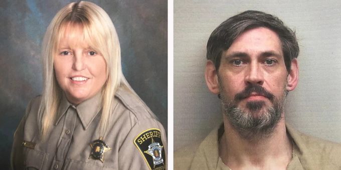 Die Justizvollzugsbeamte Vicky White (†) (links) und der Gefangene Casey White (rechts). usa gefängnis