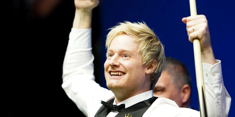 Neil Robertson aus Australien jubelt über sein «Maximum Break».