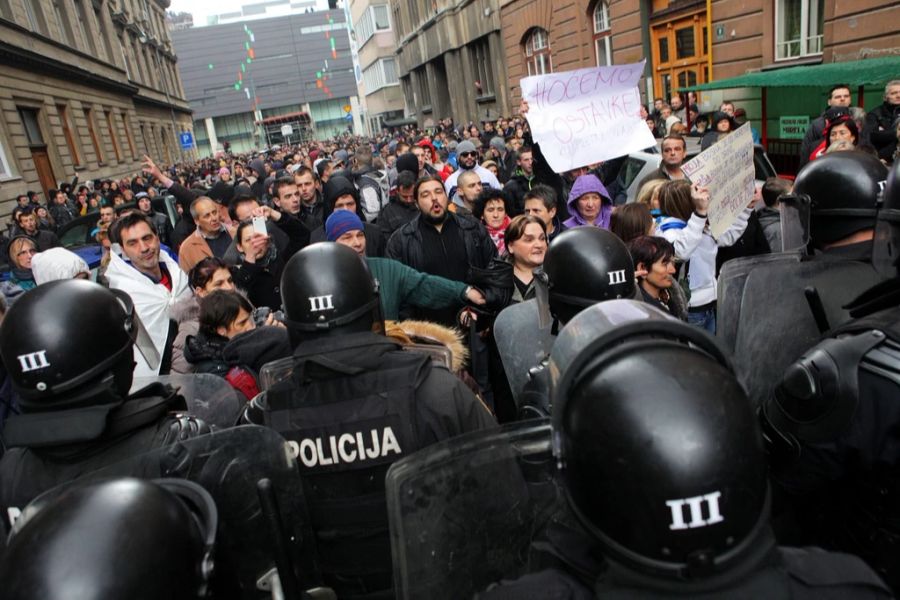 proteste Bosnien und Herzegowina