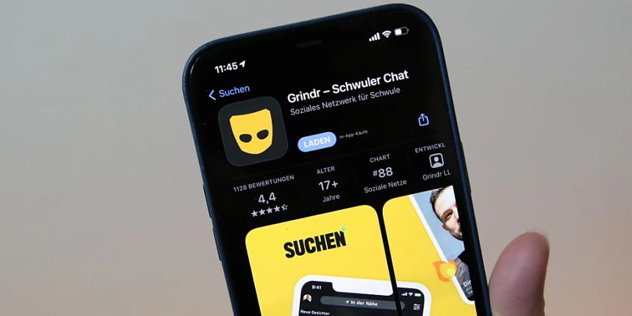 ARCHIV - Alle Opfer hatten über die bei Schwulen beliebte Dating-App Grindr Kontakt mit dem Mörder. Foto: Christoph Dernbach/dpa