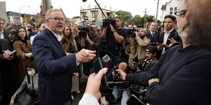 Anthony Albanese, Oppositionsführer der Labor-Partei Australia Politics