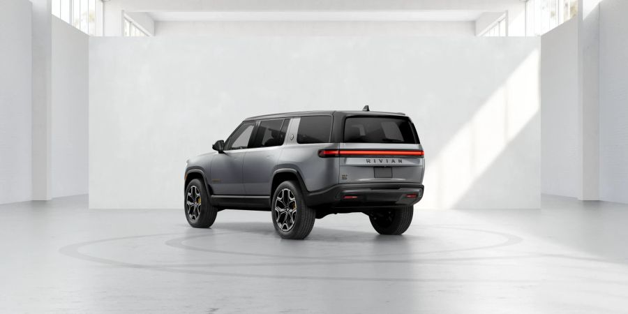 Rivian R1S, Heckansicht