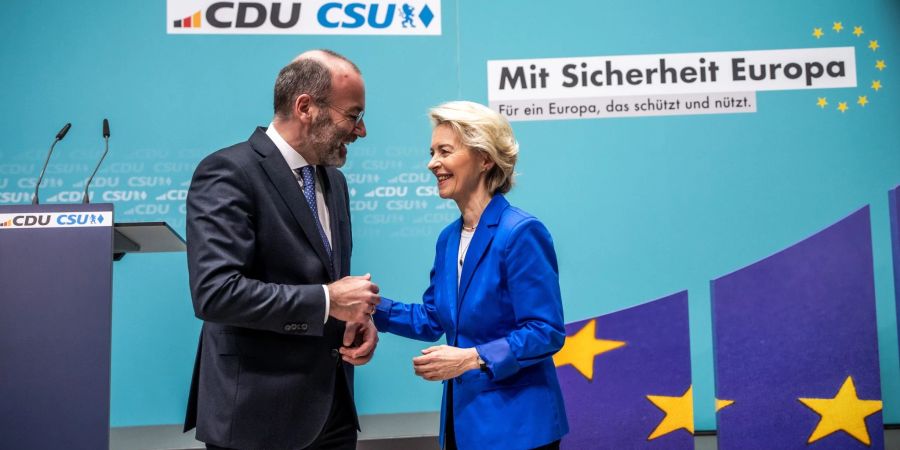 Manfred Weber und Ursula von der Leyen