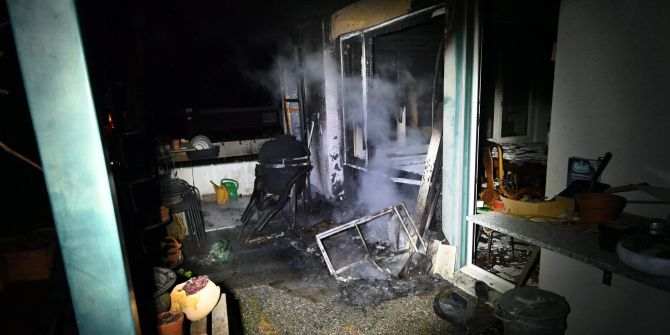 Brand in Einfamilienhaus