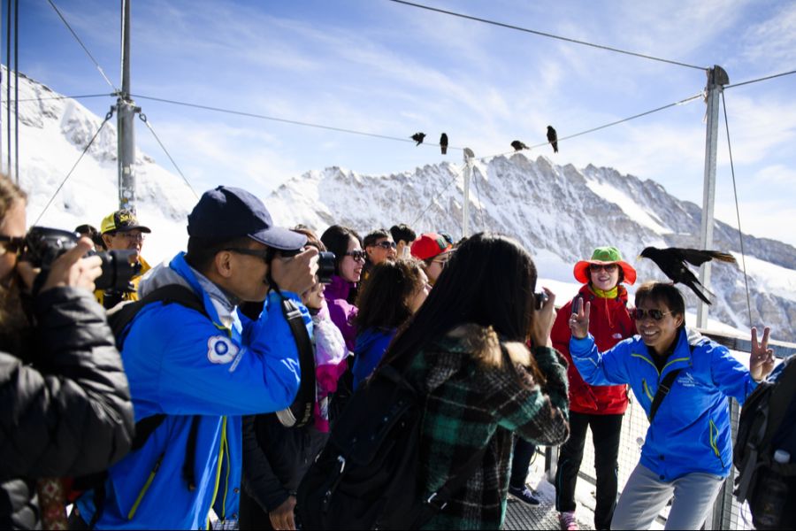 Zum anderen gehen Touristen teils davon aus, dass die normal arbeitenden Grindelwaldner Teil der Inszenierung seien.
