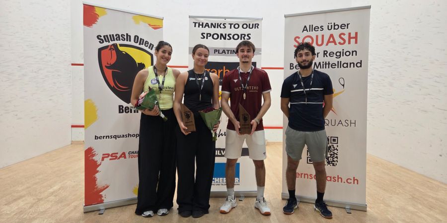 Siegerehrung Squash