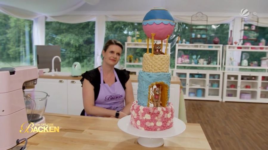 Mit dieser vierstöckigen Schautorte sicherte sich Schweizer den Sieg im grossen Finale der Sat.1-Show.