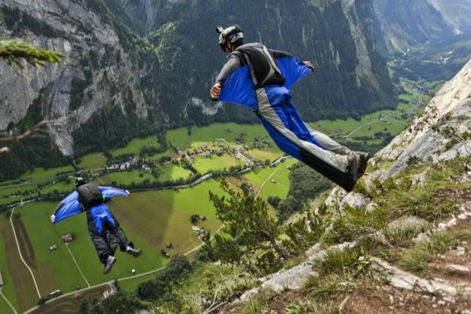 Basejumping tödlich Unfälle Lauterbrunnen