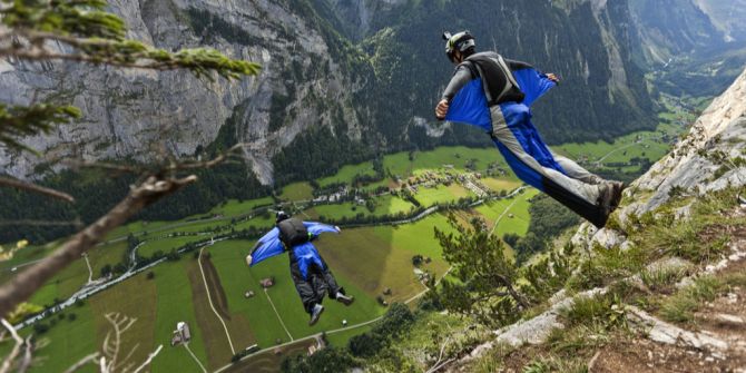 Basejumping tödlich Unfälle Lauterbrunnen