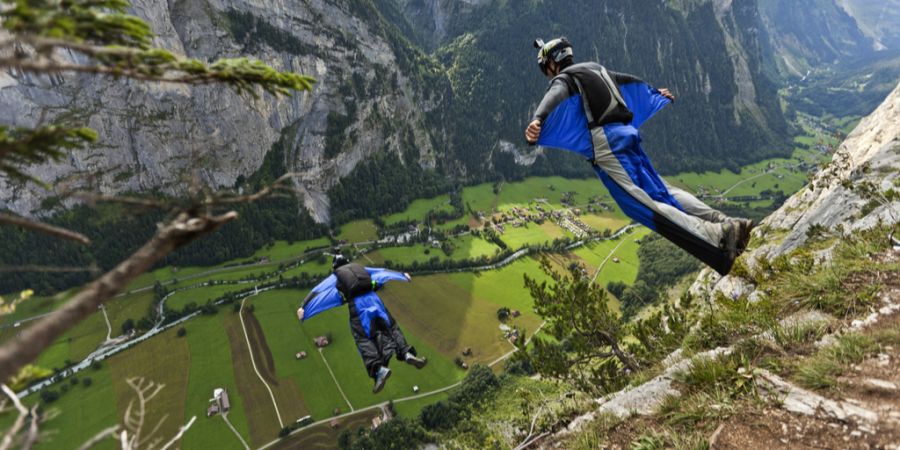 Basejumping tödlich Unfälle Lauterbrunnen